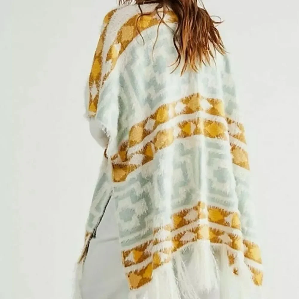 FREE PEOPLE Diamondback Cozy Kimono/ One Size